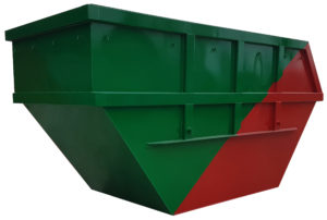 Asymetryczny kontener mulda M13 do transportu bramowego